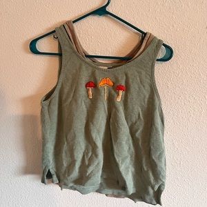 Jungmaven hemp blend  crop tank top size XS